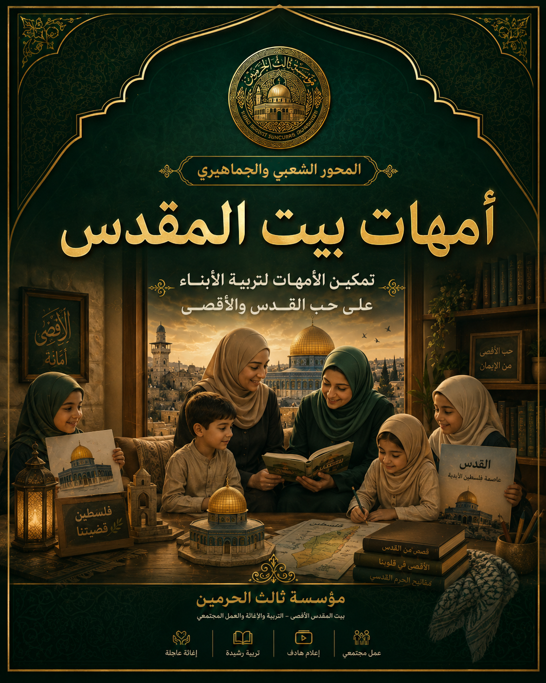 أفيش مشروع أمهات بيت المقدس